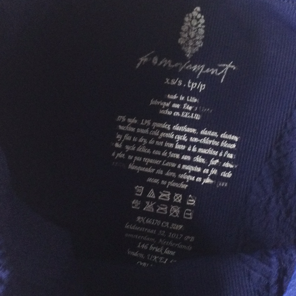 NWOT FP Movement Good Karma Tile Textured Square Neck - Picture 13 of 15